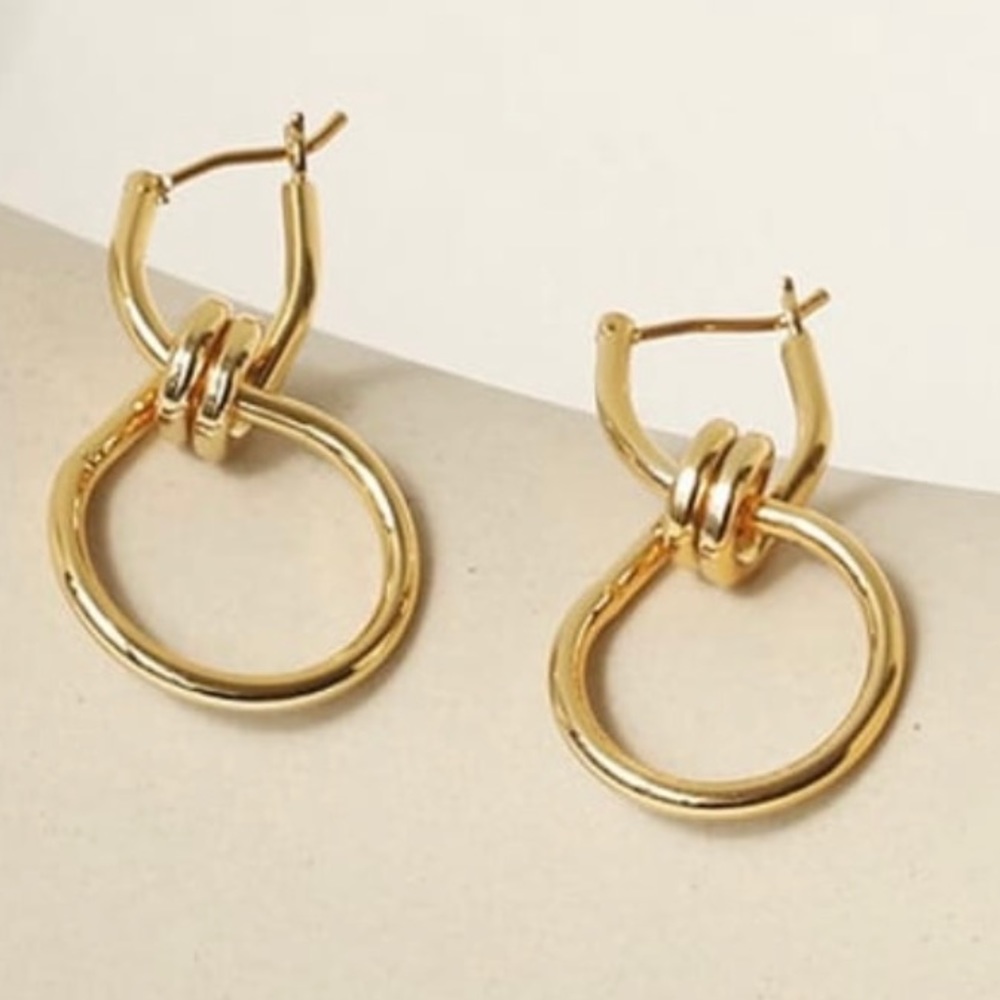 Wrapped Gold Earrings